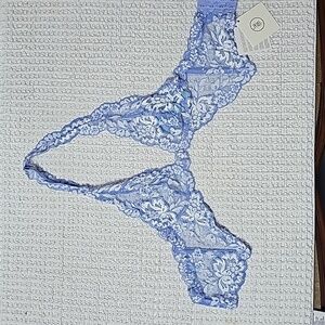 NWT Vintage La Perla Bralette - Made in Italy - Blue - Size 2 / 34A